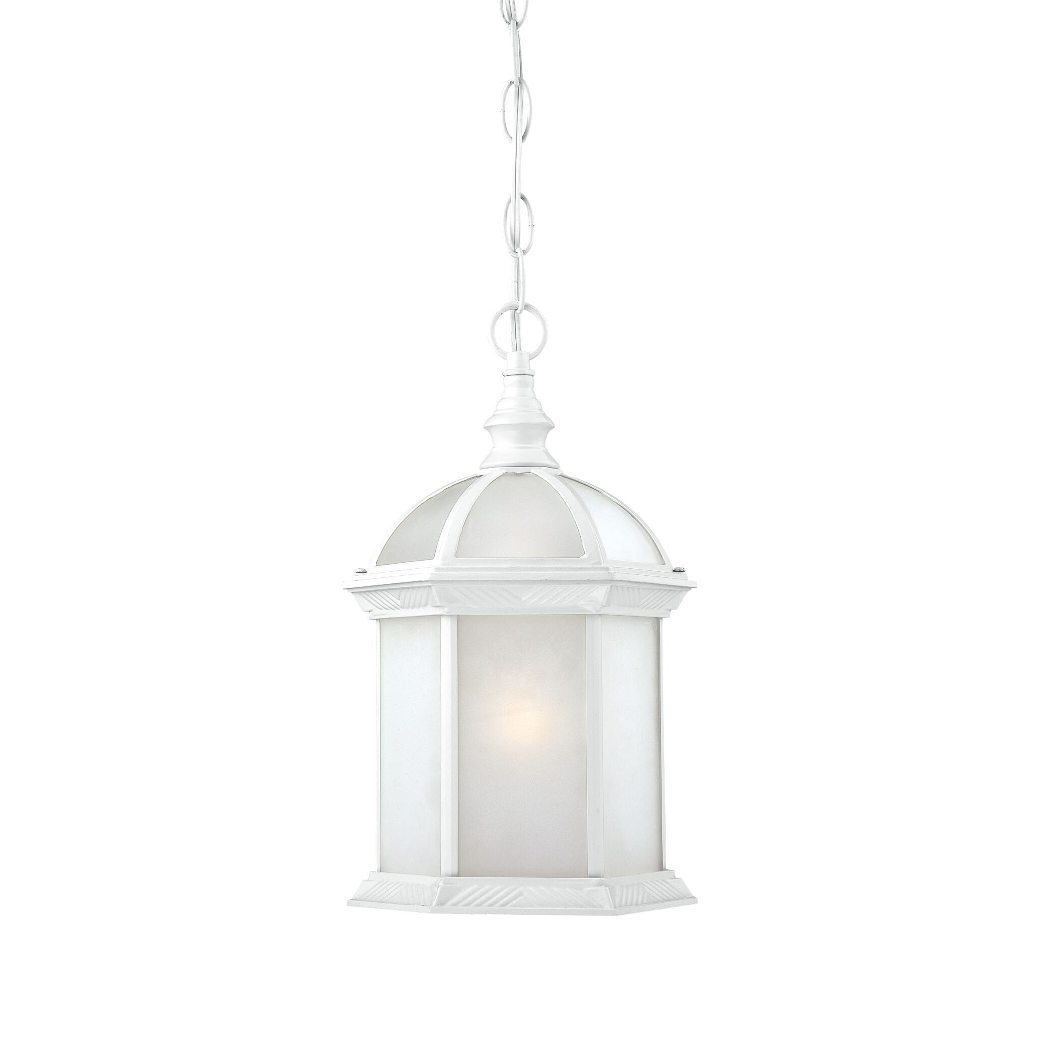 Nuvo Boxwood 1-light White 19-inch Hanging Fixture