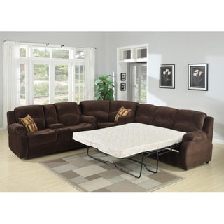 (_ _ ) Tracey Chocolate Sleeper Sectional