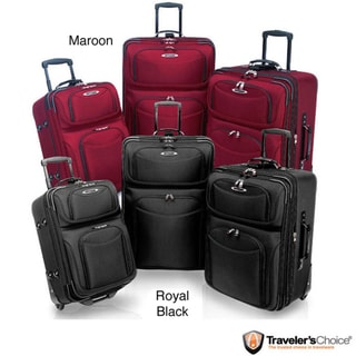 Traveler's Choice TC5100 'El Dorado' 3-piece Ballistic Nylon Luggage Set