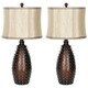Safavieh Indoor 1-light Traditions Brown Table Lamps (Set of 2)