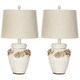 Safavieh Indoor 1-light Raised Floral Garden Table Lamps (Set of 2)