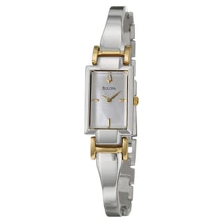 Bulova Women's Yellow Gold-plated Stainless Steel Dress Watch