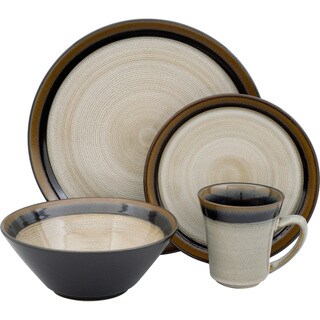 Sango Carousel Black 16-piece Dinnerware Set