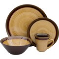 Sango Carousel Brown 16-piece Dinnerware Set