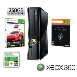 Xbox 360 - Holiday Bundle w/Skyrim & Forza 4 250 GB Hard Drive