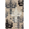 Handmade Chandelier Natural Rug (5' x 8')