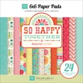 So Happy Together Double-Sided Cardstock Pad 6"X6" 24 Sheets-