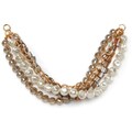 Styled by Tori Spelling (TM) 4 Strand Necklace Bottom-Pearl And Shell 1/Pkg