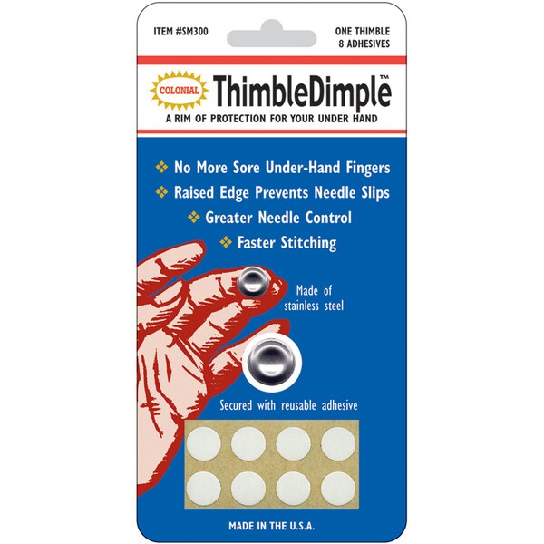 ThimbleDimple-1 Finger Protector & 8 Adhesive Dots