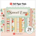 Sweet Day Double-Sided Cardstock Pad 6"X6" 24 Sheets-
