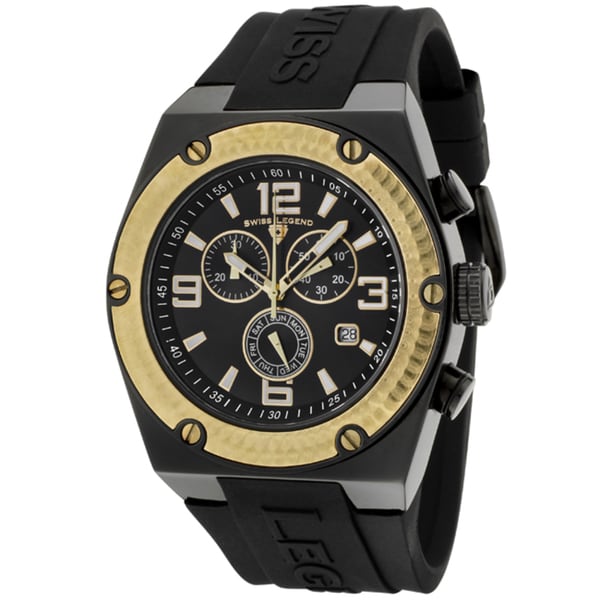 Swiss Legend Men's SL-30025-BB-01-GB Throttle Black Watch