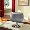 Silver Occasional Stool