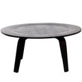 Circular Black Coffee Table