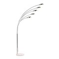Chrome Finish Cosmic Floor Lamp