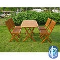Royal Tahiti Melilla 5-Piece Folding Outdoor Dining Set