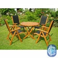 Royal Tahiti Caceres 5-Piece Folding Patio Dining Set
