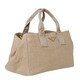 Prada Beige Linen Tote Bag - 14648354 - Overstock.com Shopping ...  