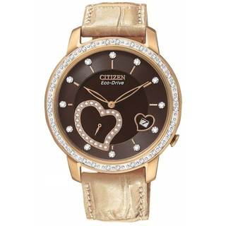 Citizen Women's 'Desire' Eco-drive Rose Goldtone Diamond Watch