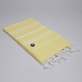 Authentic Fouta Yellow Turkish Cotton Towel