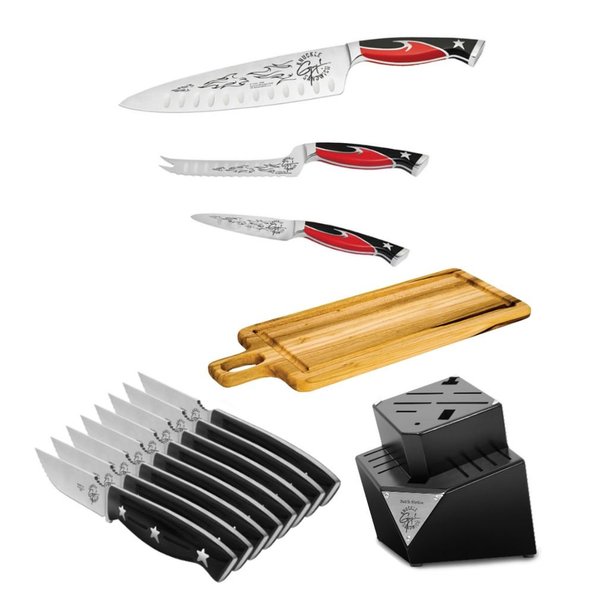 guy fieri knife set with block