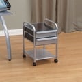 Studio Designs Silver / Blue Glass Futura / Vision 2-drawer Organizer