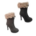Bucco 'Thera' Women's Lace-up and Faux Fur Boots