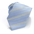 H. Luzzario & Co Light Blue Azzuro Stripe Tie