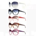 Anais Gvani Oversized Fashion Sunglasses with Quilt-like Texture Design on Side