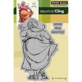 Penny Black 'Never Stop Dancing' Cling Rubber Stamp