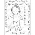 My Favorite Things Pure Innocence Clear Stamps 3"X4" Sheet-Sprinkler Girl