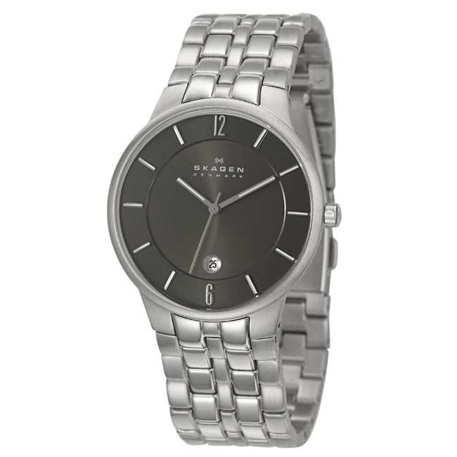 Low Price Skagen Men's 'Classic' Stainless Steel Watch