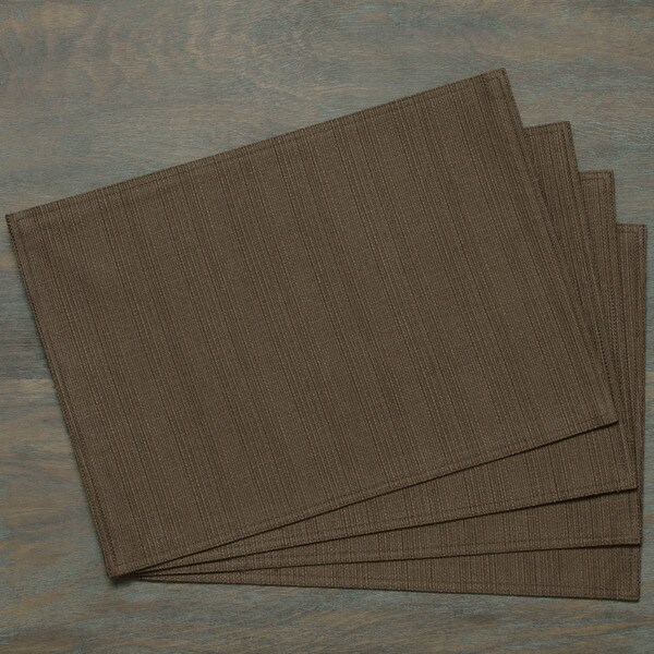 Chocolate Textured Placemat (Set of 4) 14672009