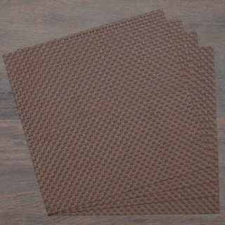 Chocolate Contemporary Woven Placemat (Set of 4)