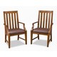 Home Styles Arts &amp; Crafts Game Chairs with Oak Finish (Pack of 2)