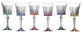 Lorren Home Trend Timeless Multicolor Wine Glasses (Set of 6)