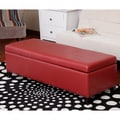 Warehouse of Tiffany Sharon Faux Leather Storage Bench