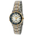 Peugeot Women's Blue Bezel Two-tone Watch