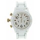 Nixon Men's White and Gold 42-20 Chronograph Watch