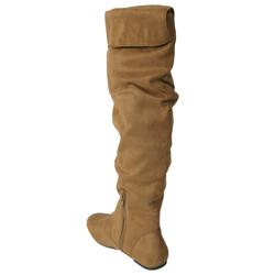 Glaze by Adi Women's 'Daisy-17' Cuffed Top Microsuede Boot