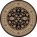 Soho Black Oriental Rug (5'3 Round)