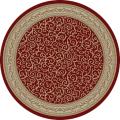 Soho Red Oriental Rug (5'3 Round)