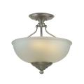 Royce 1-light Antique Nickel Flush Mount Fixture