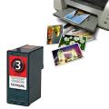 Pack of 2 Lexmark 3 Compatible Black Ink Glossy and Photo Paper (Remanufactured)