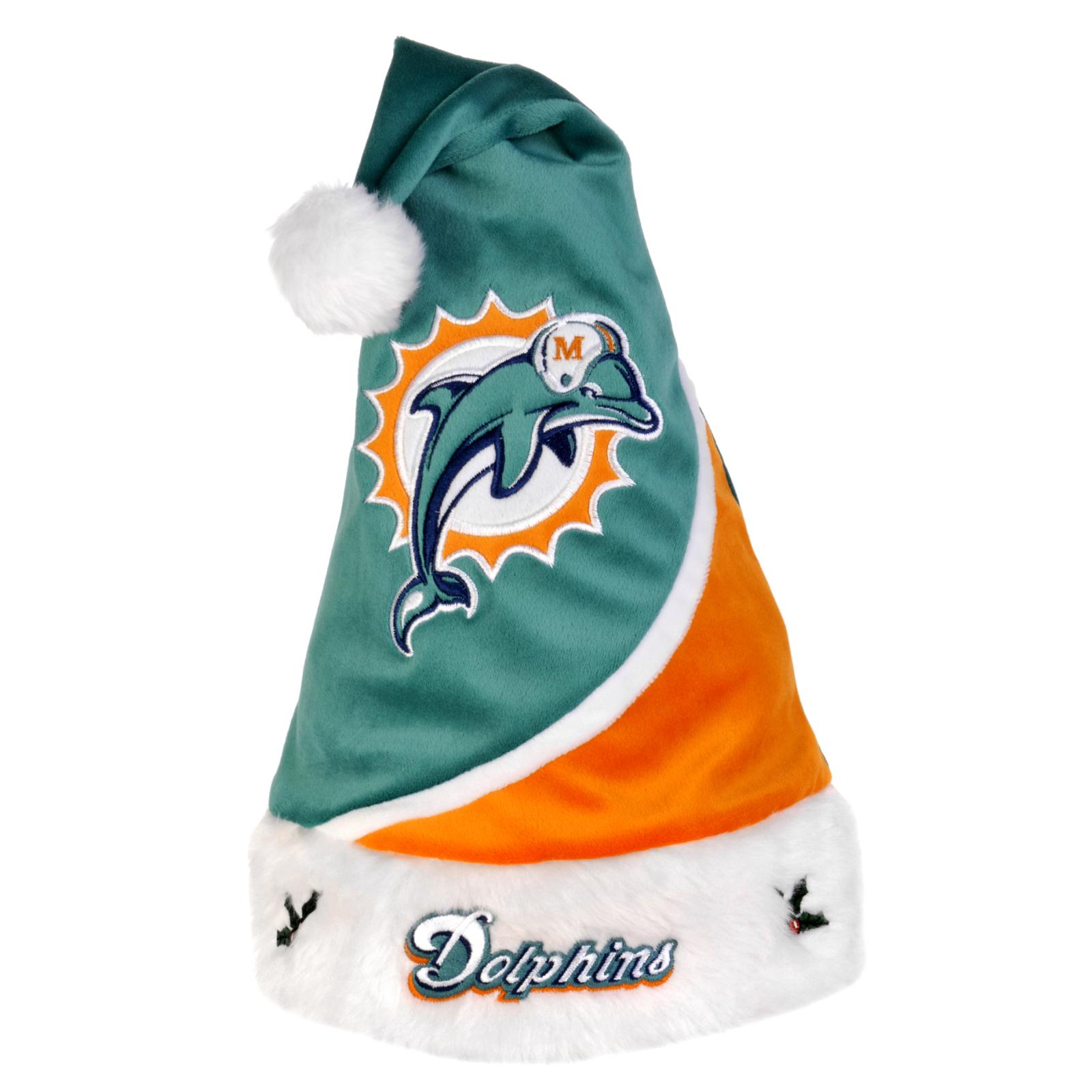 miami dolphins santa hat