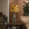 Kelly 1-light Smoked Glass Table Lamp