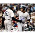 Steiner Sports Derek Jeter/ Bernie Williams Dual Signed Away Jersey Photograph