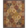 Handmade Heritage Bakhtiari Multi/ Red Wool Rug (9'6 x 13'6)