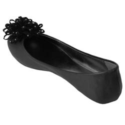 Bamboo by Journee Women's 'Justine-52' Flower Toe Ballet Flats