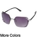 Adi Designs Women's Black Rimless Fashion Sunglasses