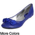 Bamboo by Journee Women's 'Justine-07' Rosette Ballet Flats